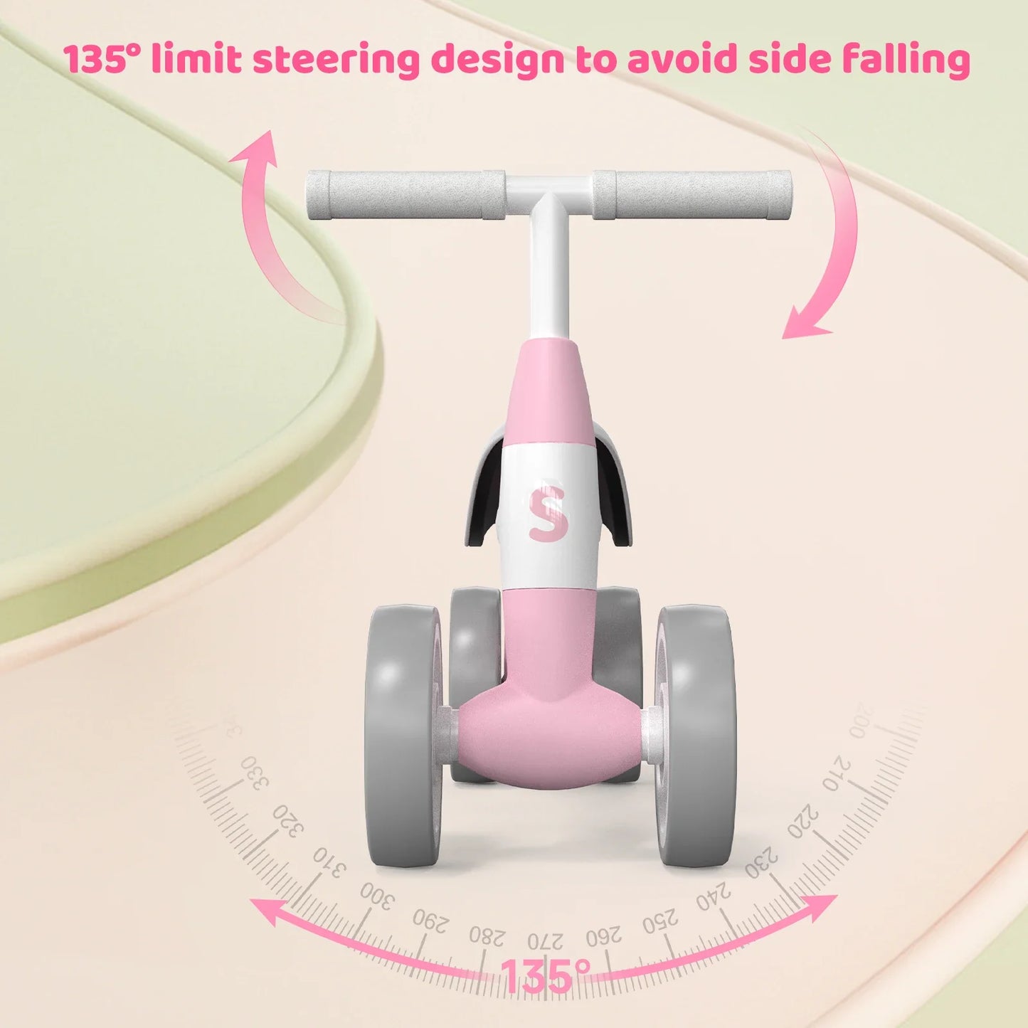 4-Wheel Baby Balance Bike Baby Balance Bike