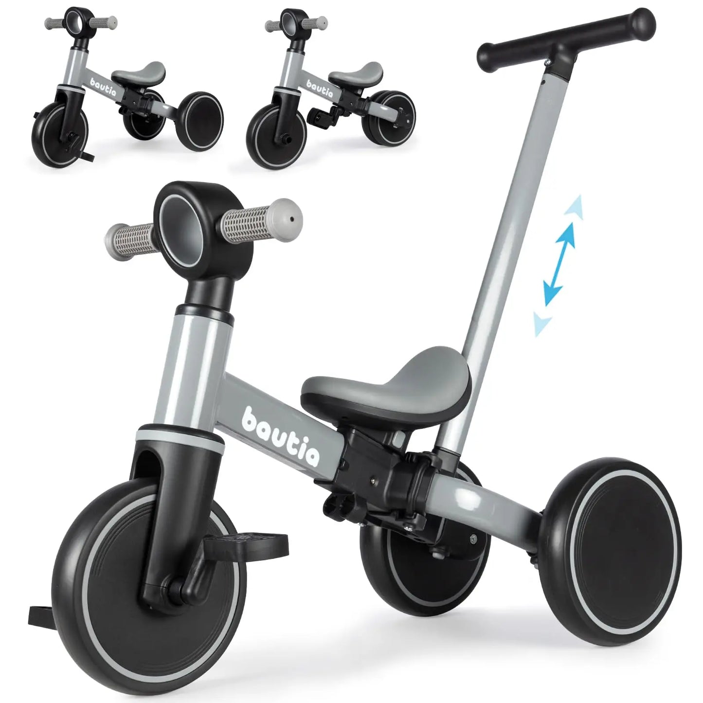 5 in 1 Kids Tricycle for Toddlers Baby Balance Bike