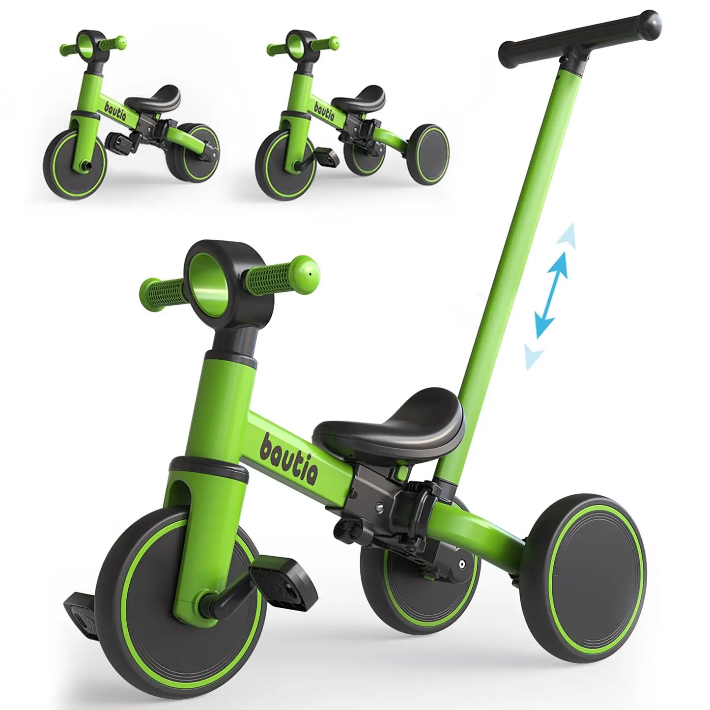 5 in 1 Kids Tricycle for Toddlers Baby Balance Bike
