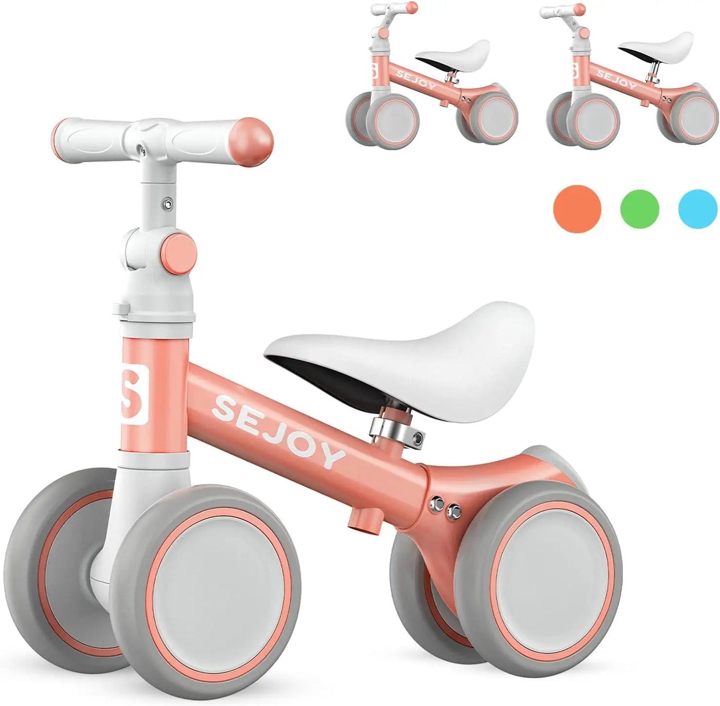 Adjustable Seat Handle Toddler Balance Bike Baby Balance Bike