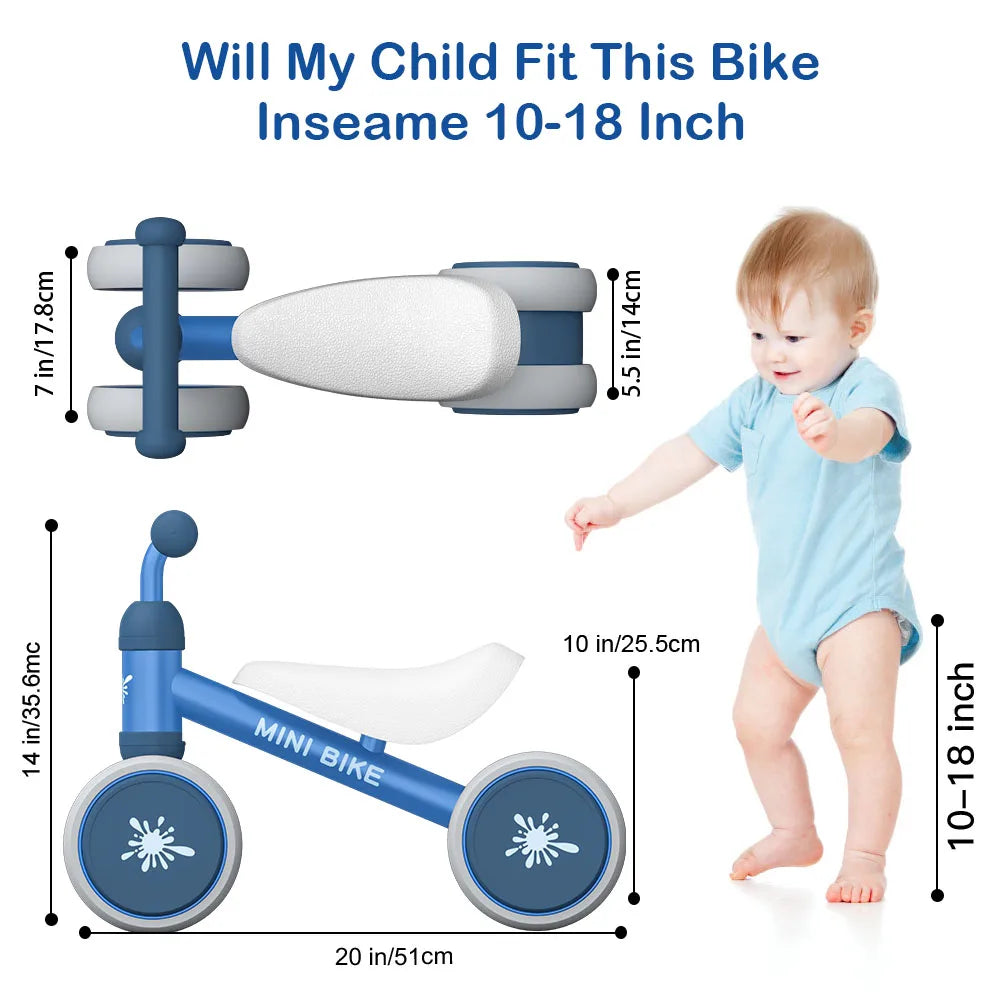 First Birthday Balance Bike Gift Baby Balance Bike