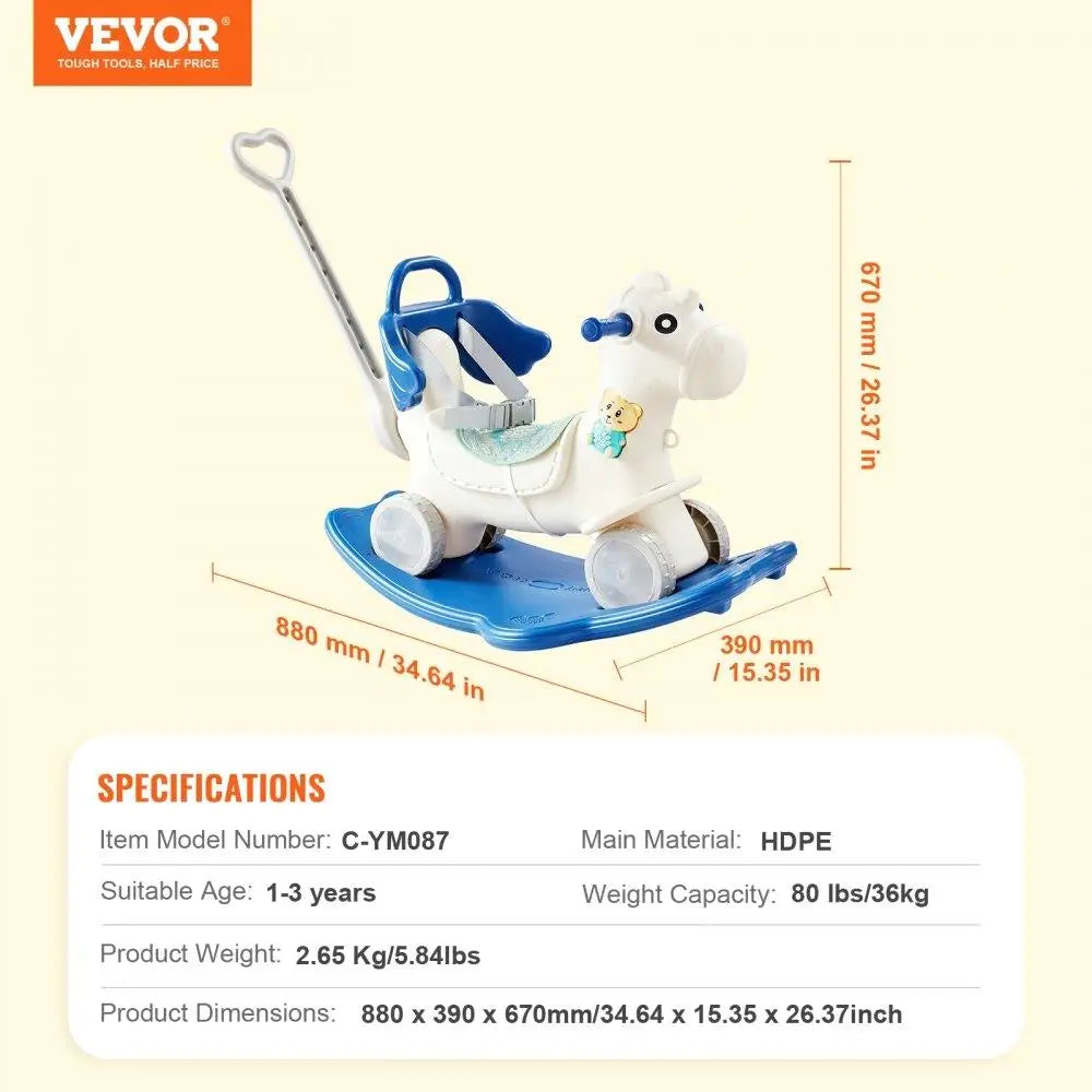 Toddler Rocking Horse Balance Bike Baby Balance Bike