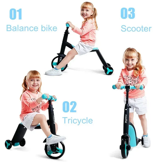 3 In 1 Kids Scooter Tricycle And Balance Bike Baby Balance Bike