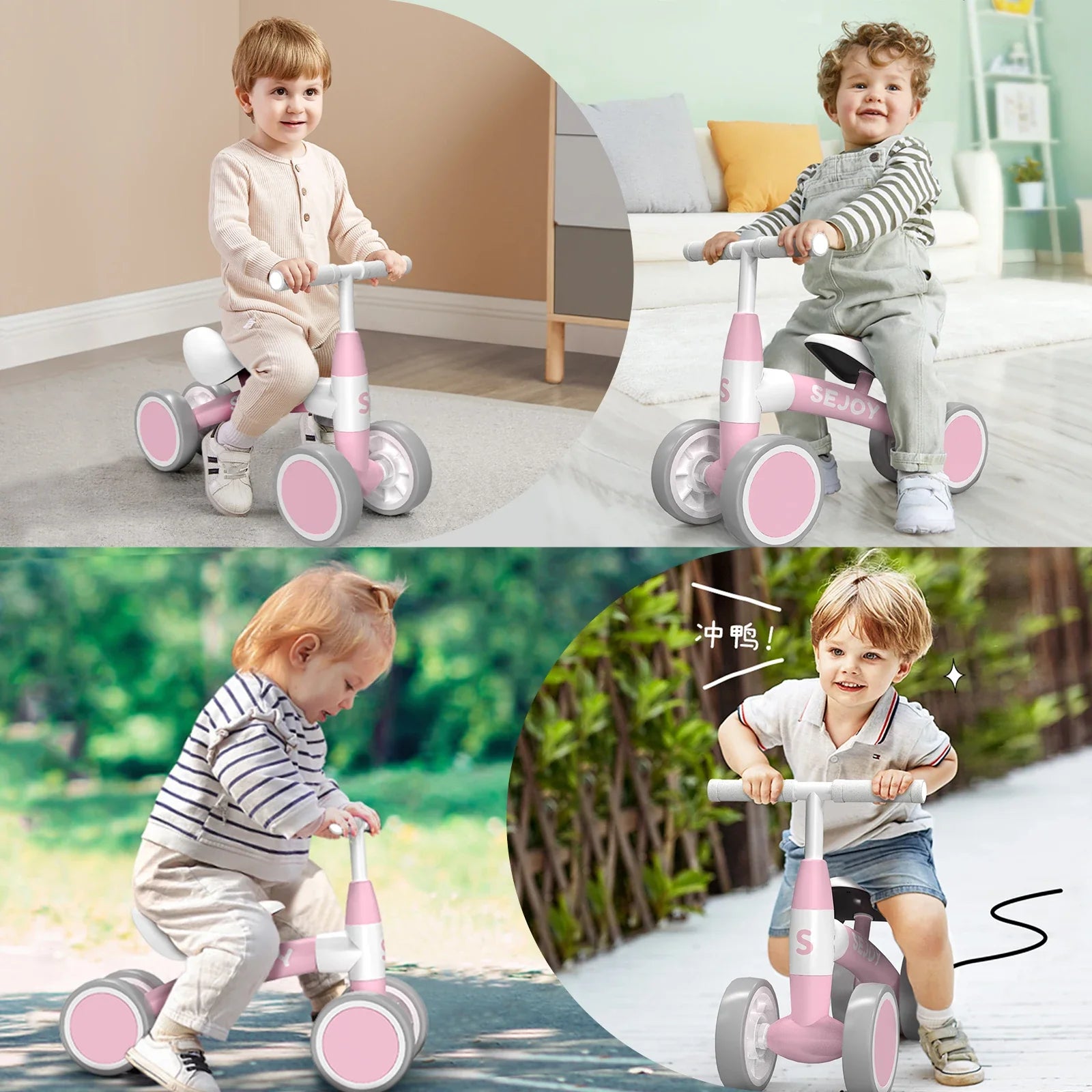 4-Wheel Baby Balance Bike Baby Balance Bike