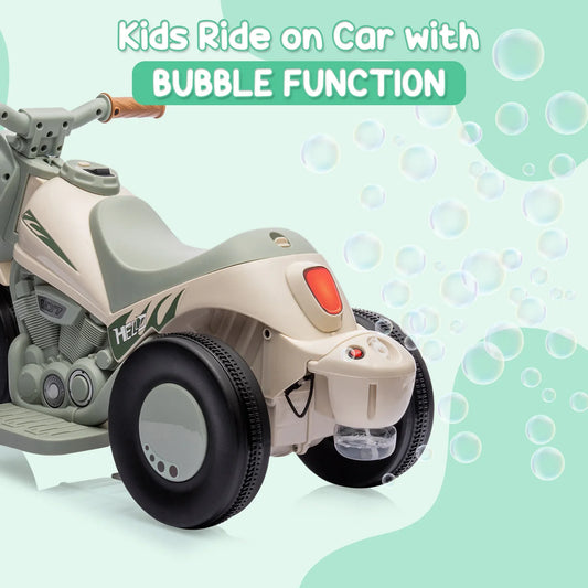 Toddler Motorcycle With Bubble Maker Baby Balance Bike